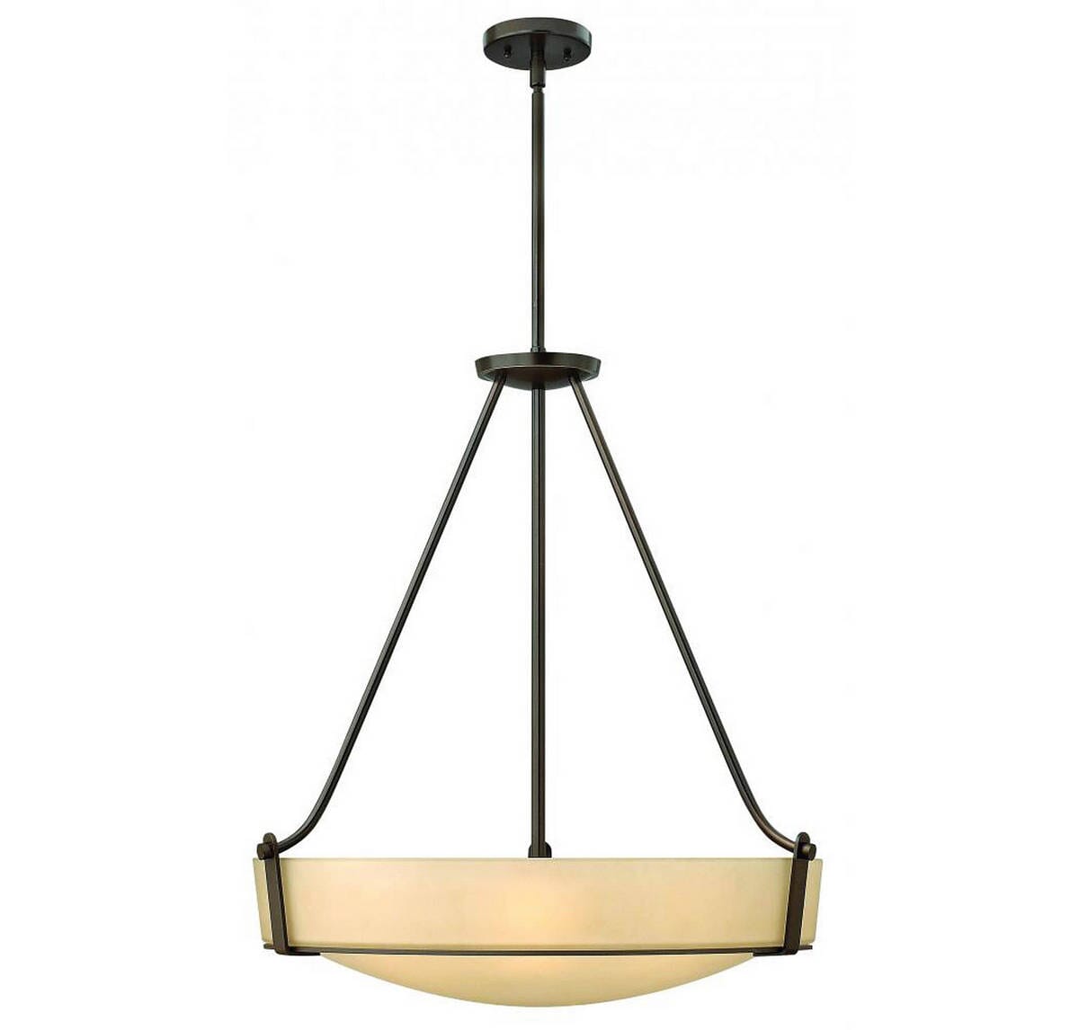 Hinkley Hathaway 1-Light LED Stem Hung Foyer Light in Olde Bronze