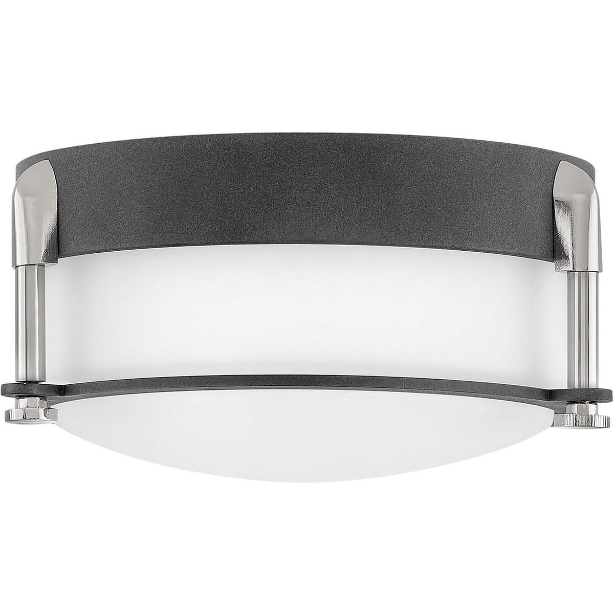 Hinkley Colbin 1-Light LED Ceiling Light in Aged Zinc