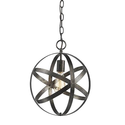 Millennium Lighting Pendant in Antique Silver