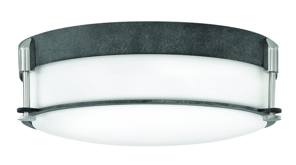 Hinkley Colbin 3-Light Ceiling Light in Aged Zinc