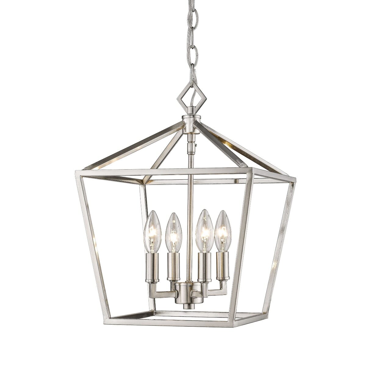 Millennium Lighting 4-Light Pendant in Satin Nickel