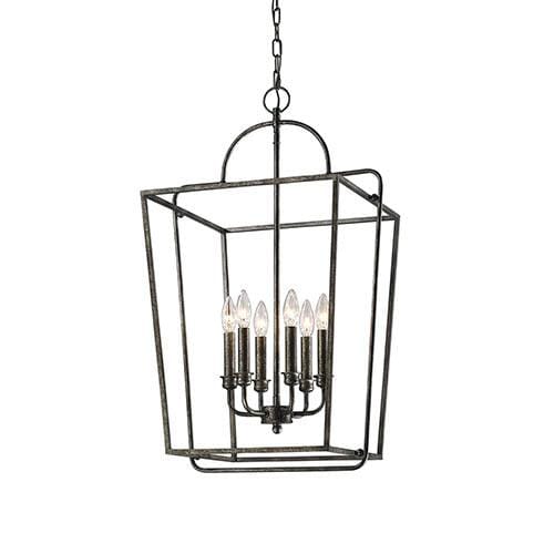 Millennium Lighting Pendant in Antique Silver