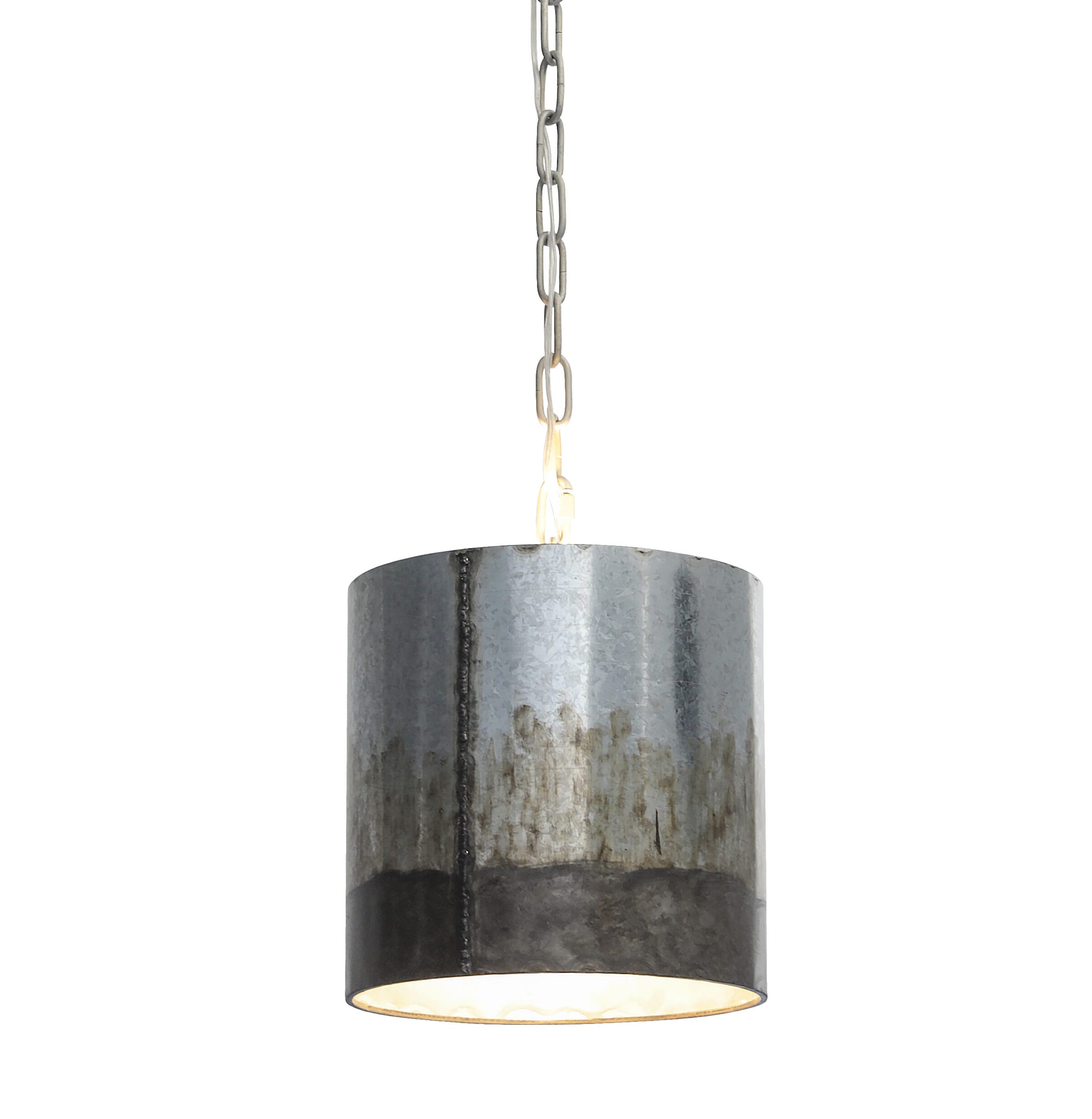 Varaluz Cannery Mini Pendant in Ombre Galvanized