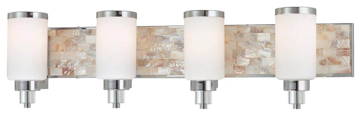 Minka Lavery Cashelmara 4-Light Bathroom Vanity Light in Chrome