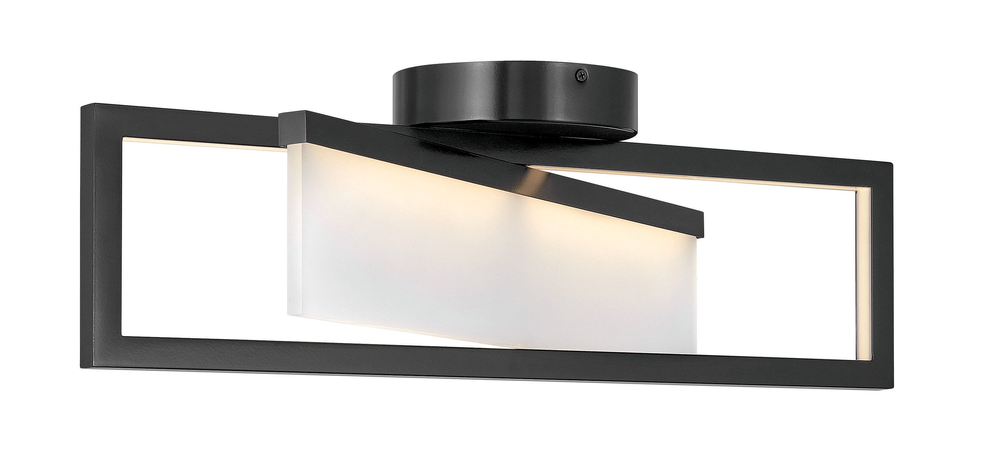 Hinkley Folio by Lisa McDennon 2-Light LED Ceiling Light in Black