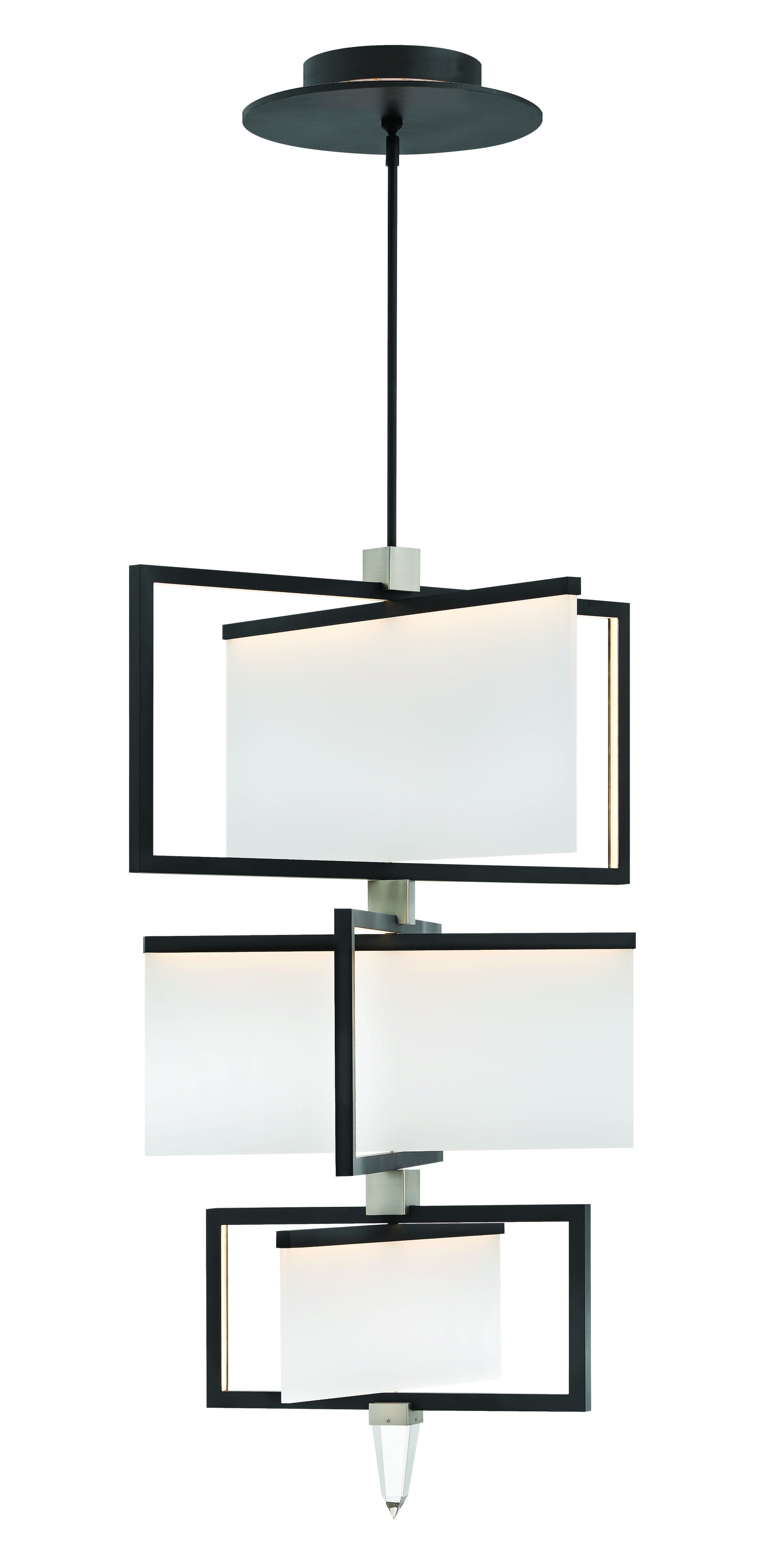 Hinkley Folio by Lisa McDennon LED 3-Tier Pendant in Black