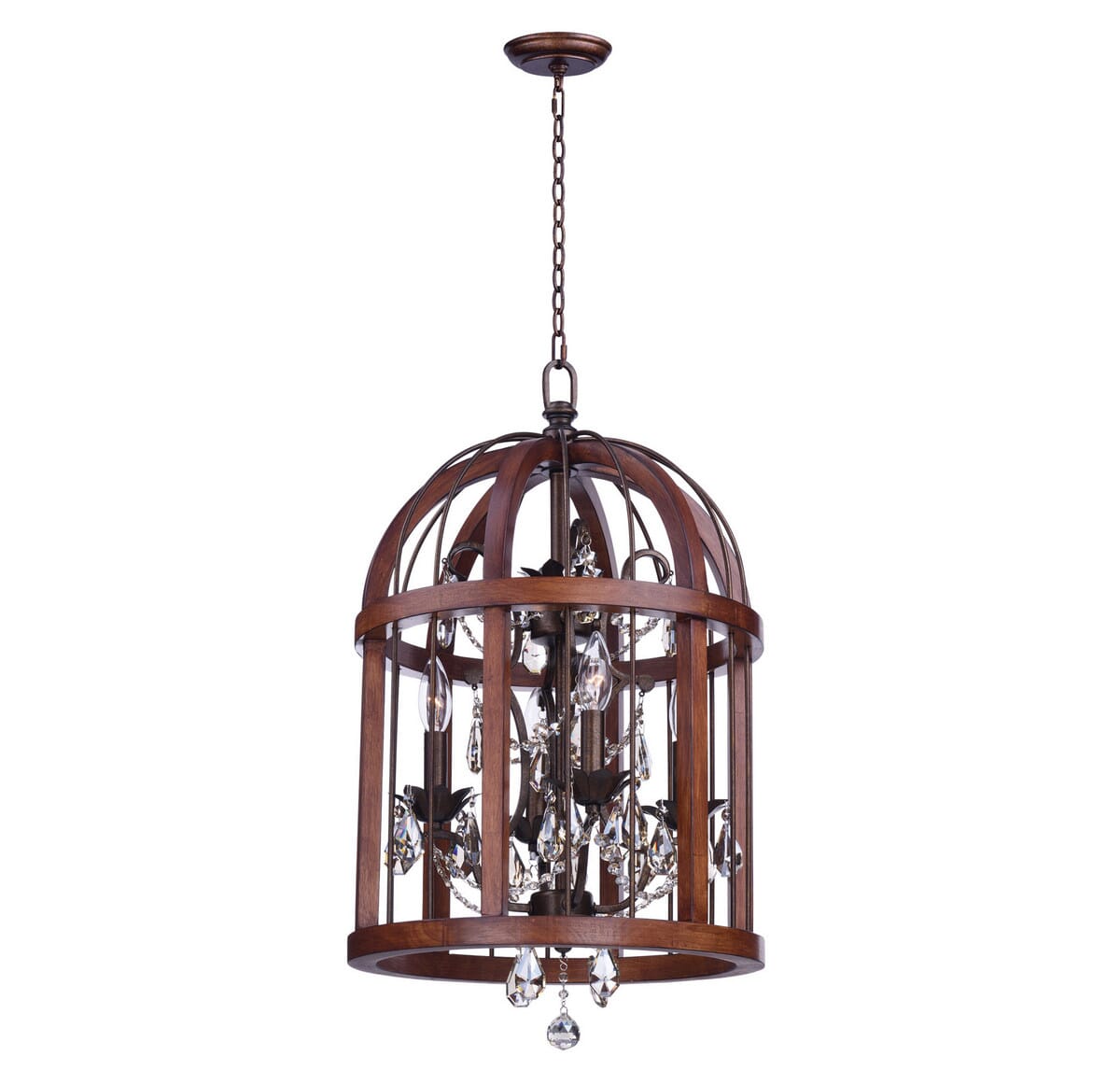 Maxim Lighting Miranda 15" 4-Light Pendant in Antique Pecan and Bay