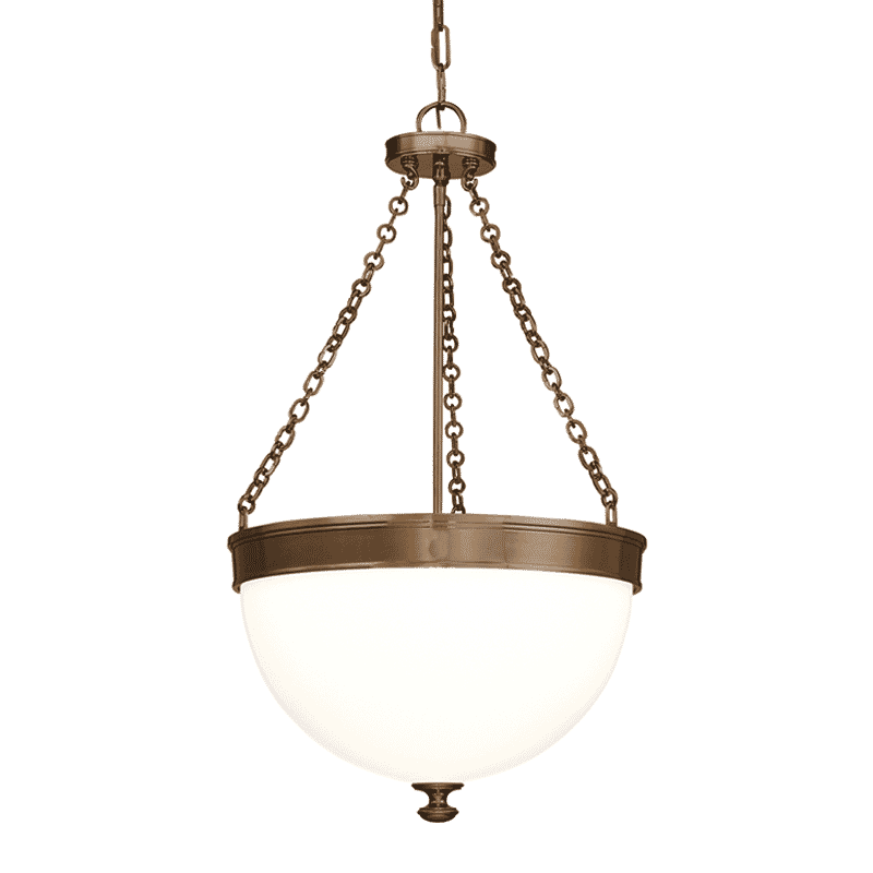 Hudson Valley Barrington 3-Light 28" Pendant Light in Historic Bronze