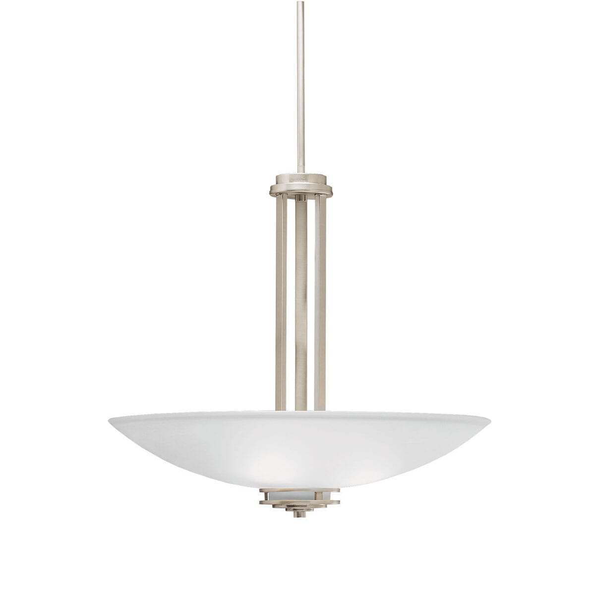 Kichler Hendrik 3-Light Inverted Pendant in Brushed Nickel