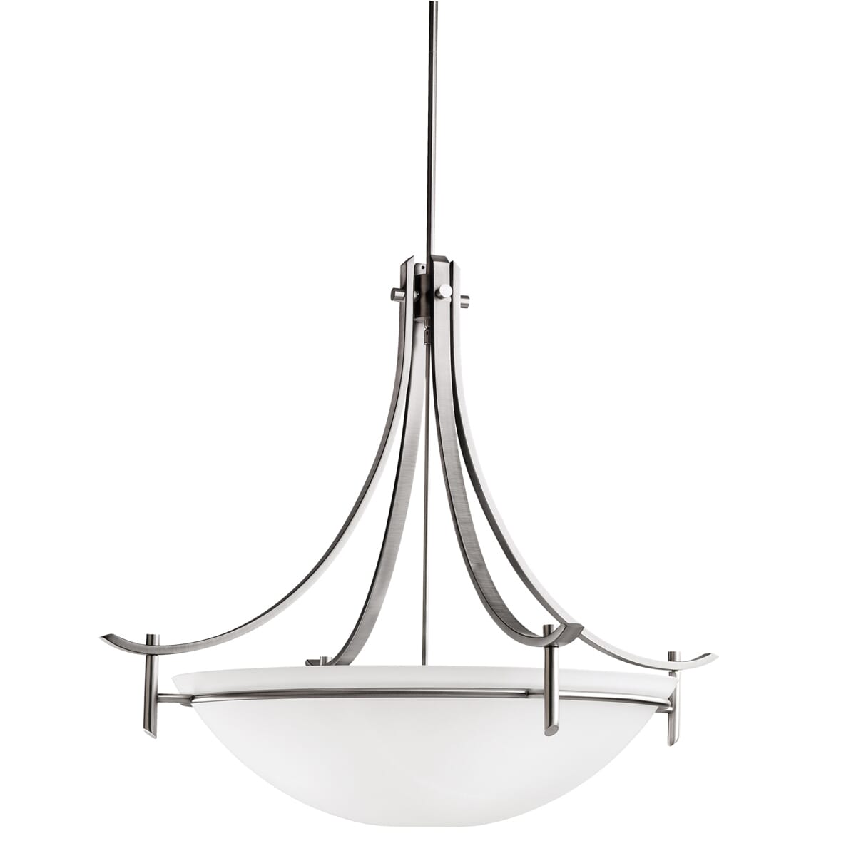 Kichler Olympia 5-Light Inverted Pendant in Antique Pewter