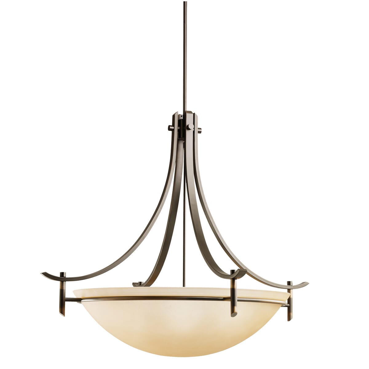 Kichler Olympia 5-Light 36" Inverted Pendant in Olde Bronze