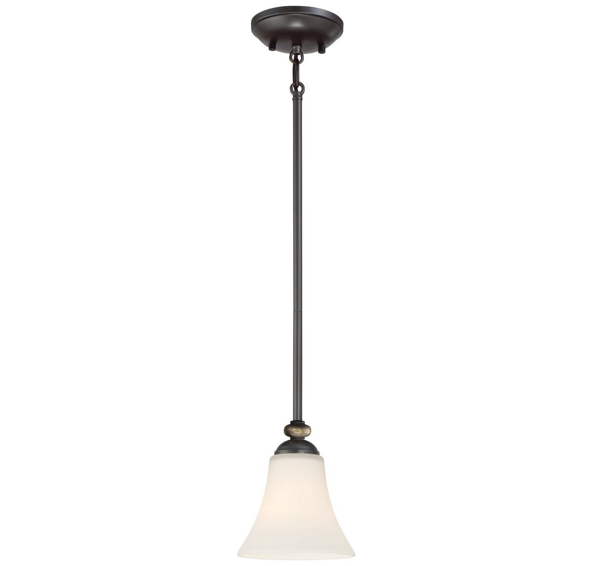 Minka Lavery Shadowglen Pendant Light in Lathan Bronze with Gold Highlights