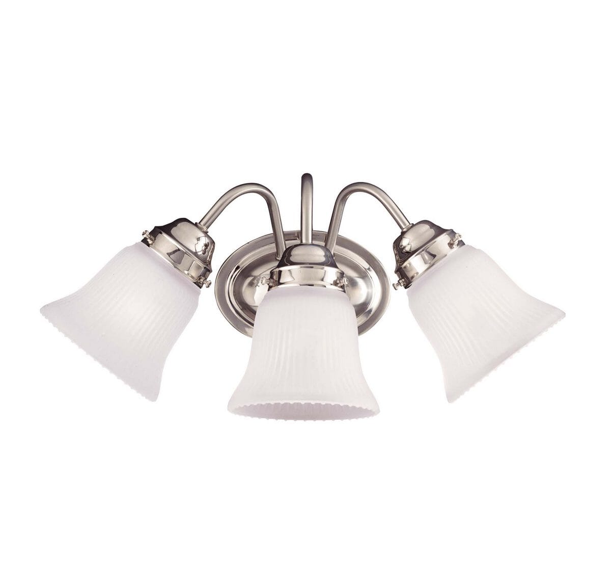 Savoy House Brighton 3-Light Bathroom Vanity Light in Satin Nickel