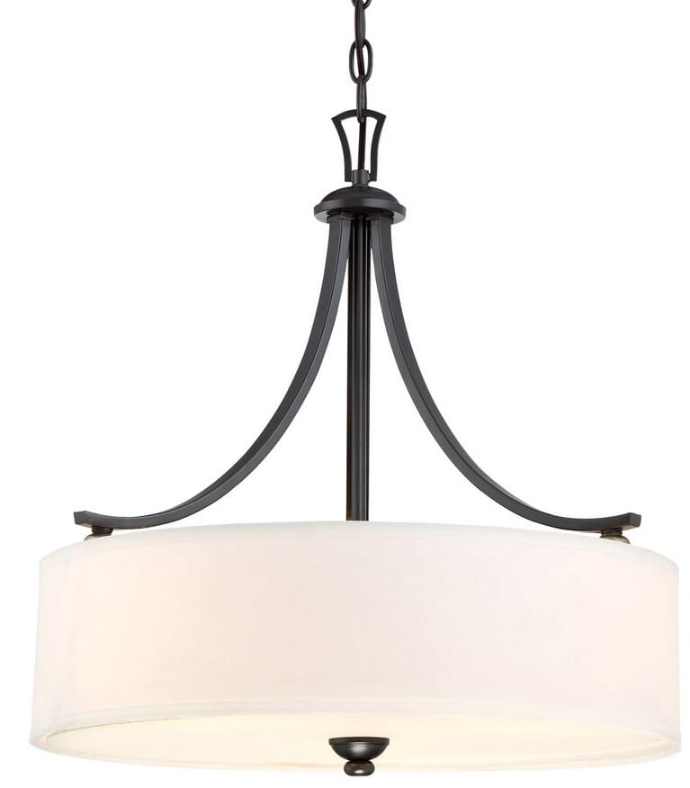 Minka Lavery Shadowglen 3-Light Pendant Light in Lathan Bronze