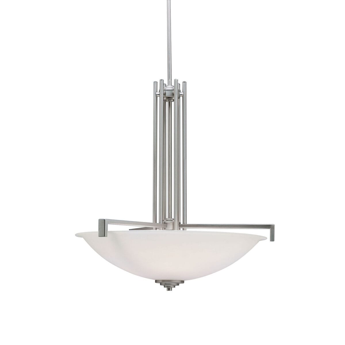 Kichler Eileen 4-Light Inverted Pendant in Brushed Nickel