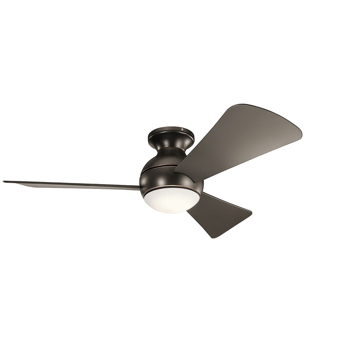 Kichler Sola 44" LED Flush Mount Ceiling Fan in Olde Bronze