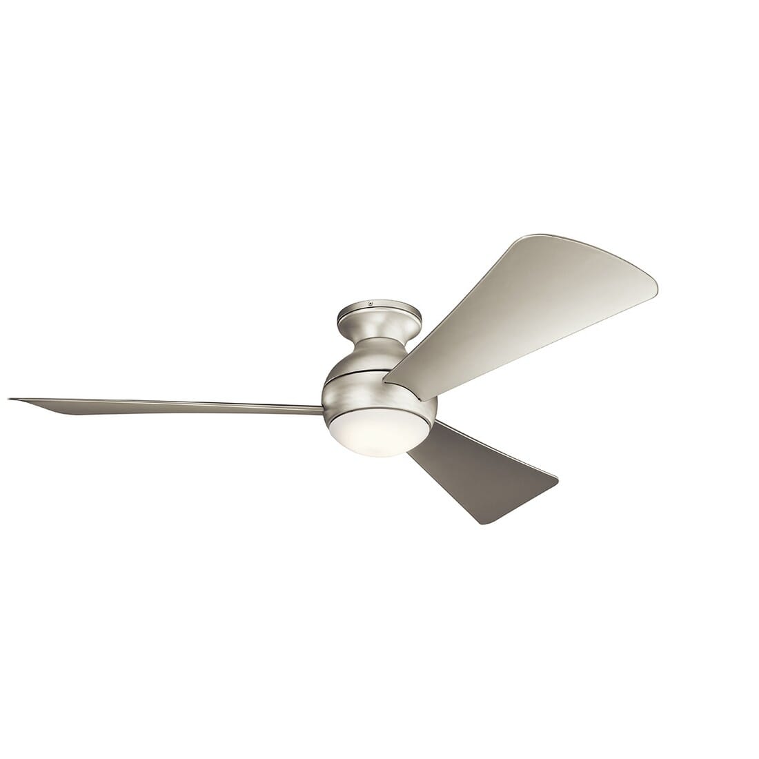 Kichler Sola 54" LED Flush Mount Ceiling Fan in Brushed Nickel