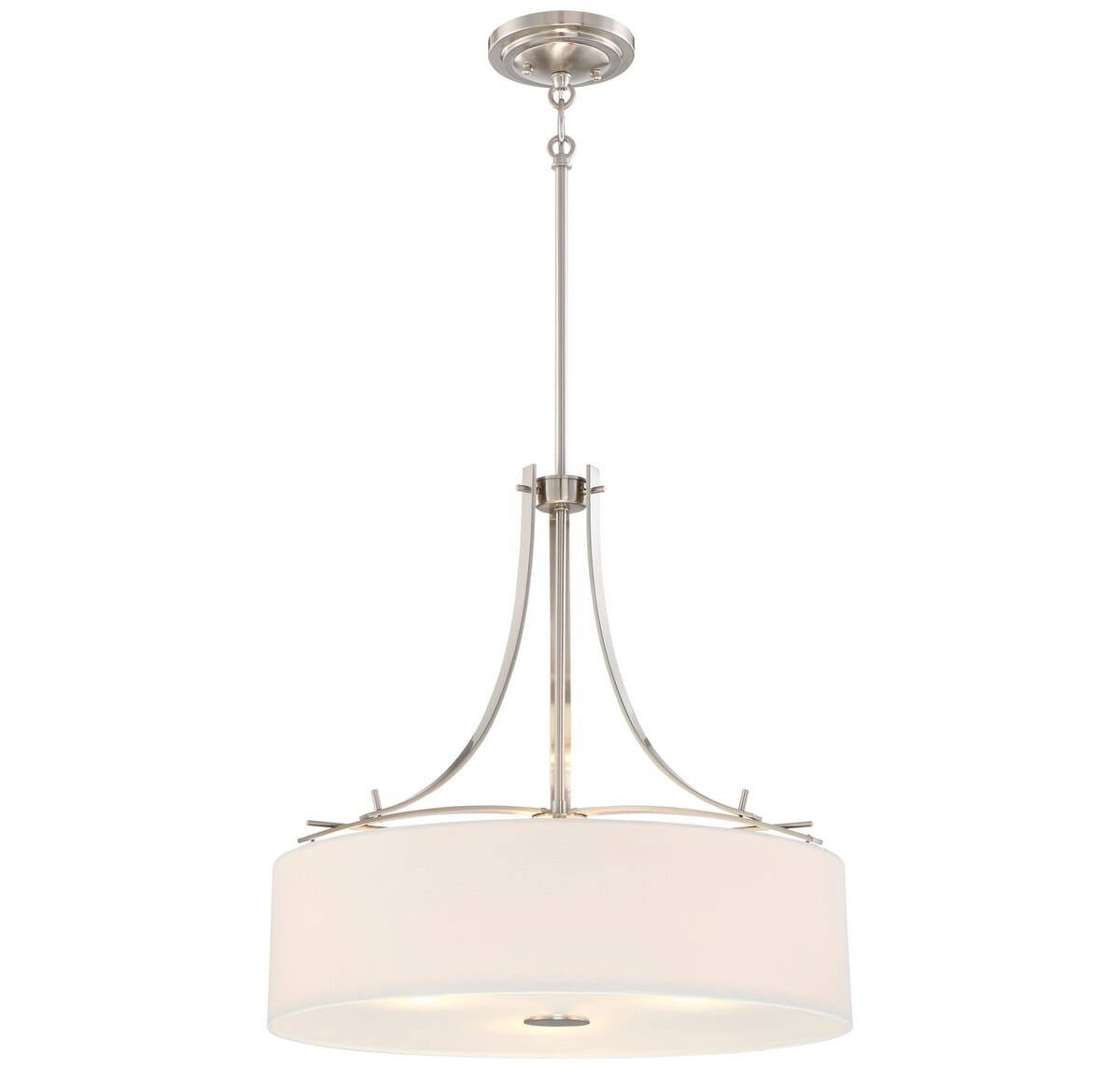 Minka Lavery Poleis 3-Light 20" Pendant Light in Brushed Nickel