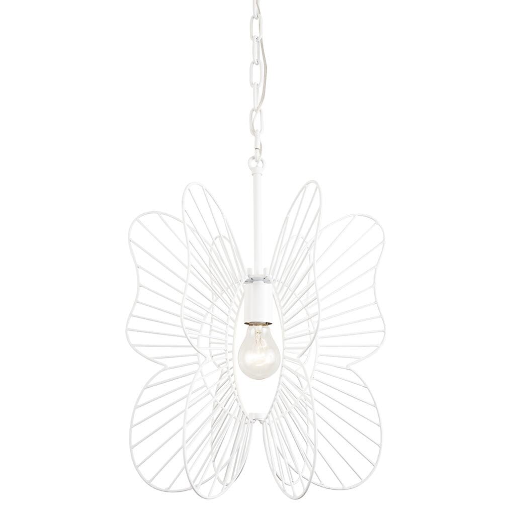 Varaluz Monarch Mini Pendant in White