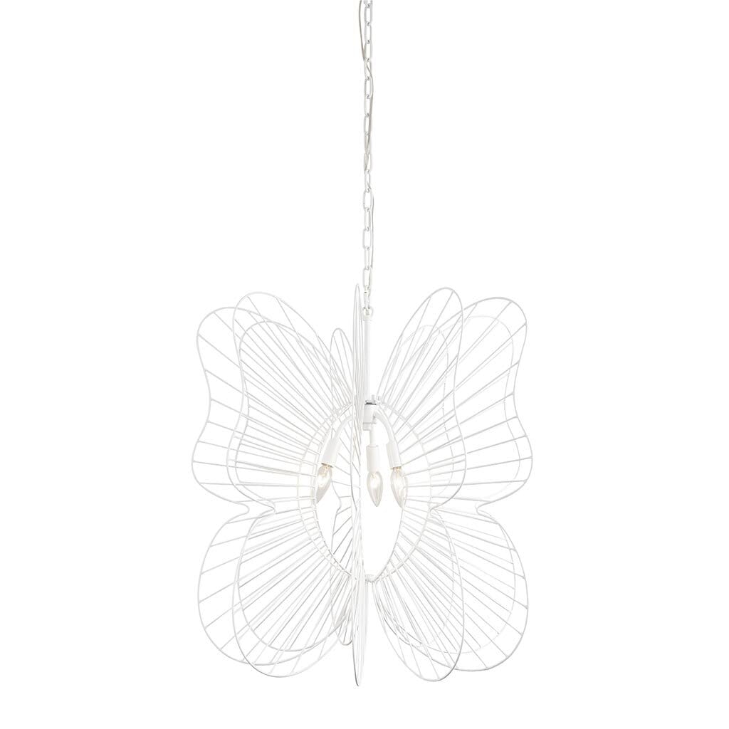 Varaluz Monarch 3-Light Pendant Light in White