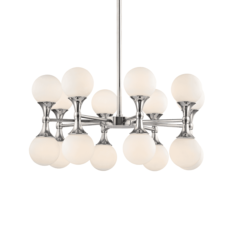 Hudson Valley Astoria 16-Light Chandelier in Polished Chrome