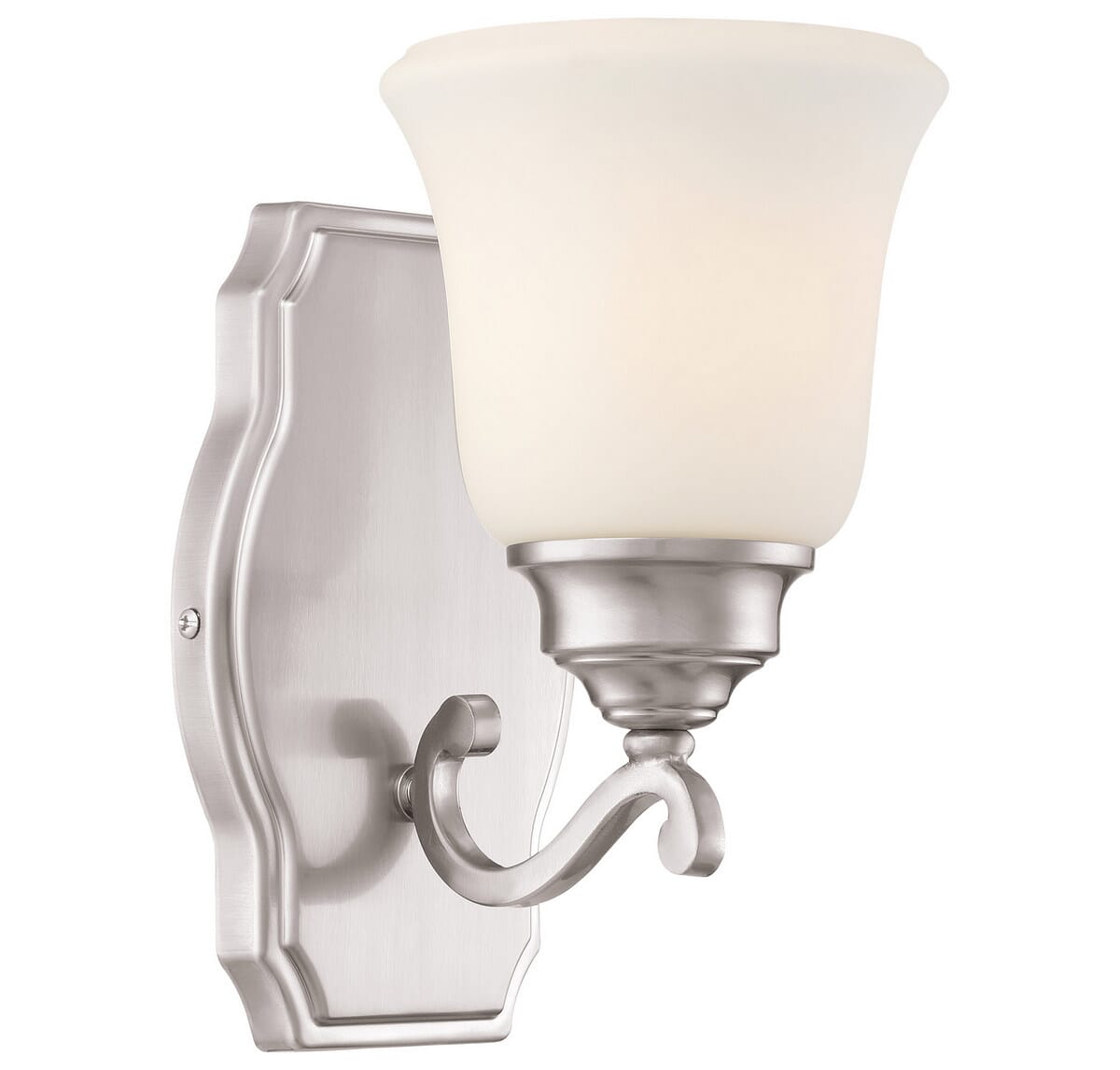 Minka Lavery Savannah Row 6" Bathroom Vanity Light in Brushed Nickel