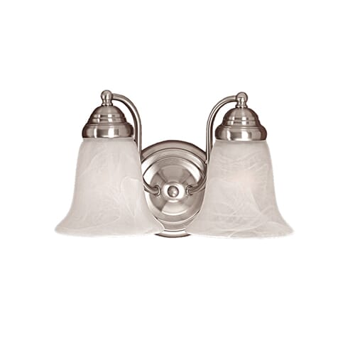 Millennium Lighting 300 Series 2-Light Bathroom Vanity Light in Satin Nickel