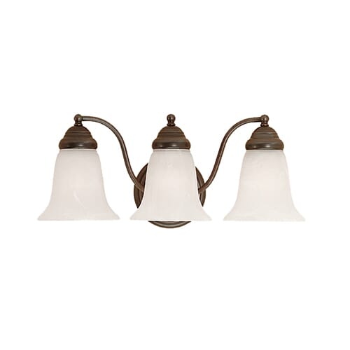 Millennium Lighting 300 Series 3-Light Bathroom Vanity Light in Colonial Bronze