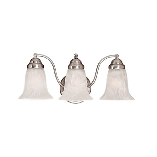 Millennium Lighting 300 Series 3-Light Bathroom Vanity Light in Satin Nickel