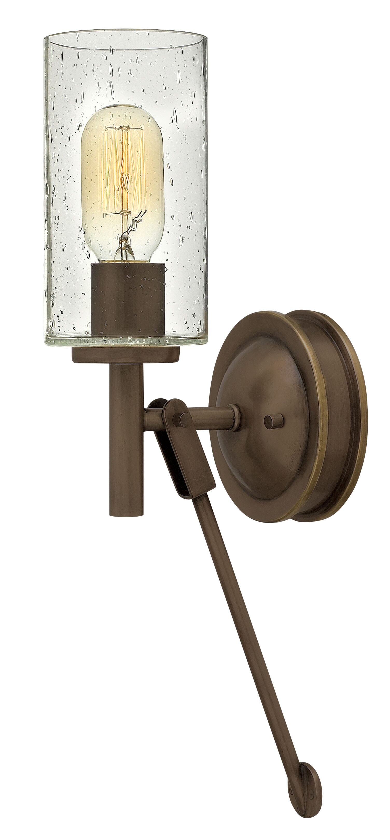 Hinkley Collier 1-Light Sconce in Light Oiled Bronze