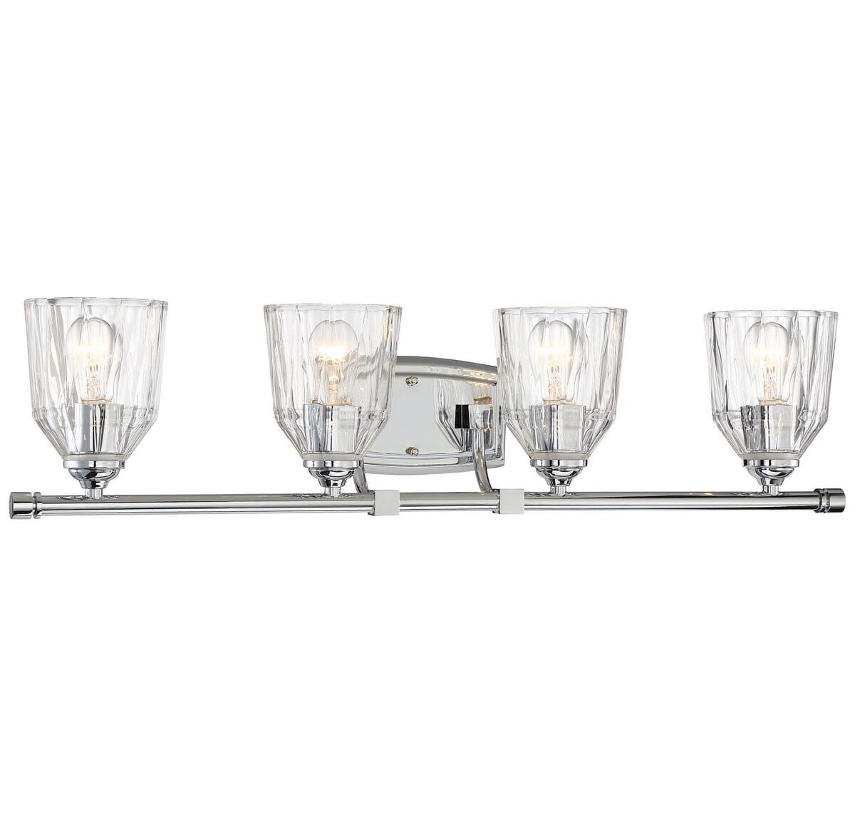 Minka Lavery D'Or 4-Light Bathroom Vanity Light in Chrome