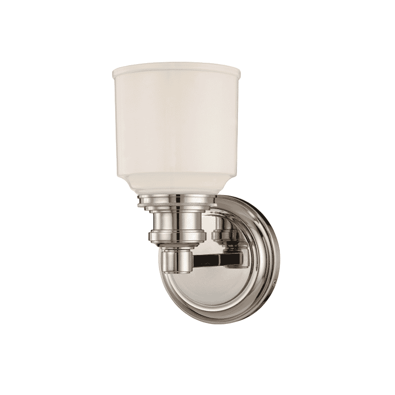 Hudson Valley Windham 5" Bathroom Vanity Light in Satin Nickel