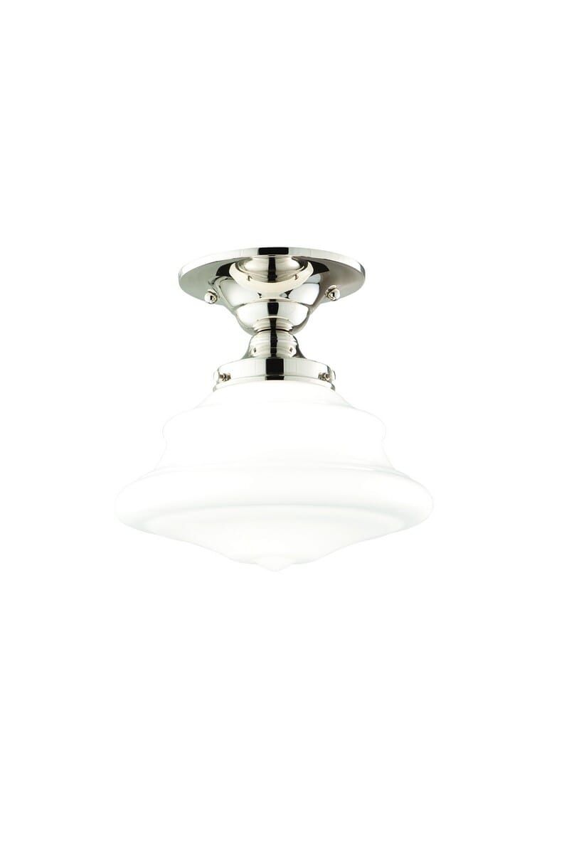 Hudson Valley Petersburg Ceiling Light in Polished Nickel