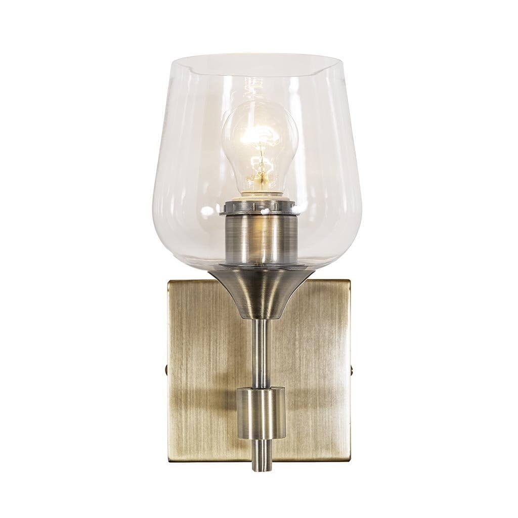 Varaluz Margaux 10" Bathroom Vanity Light in Antique Brass