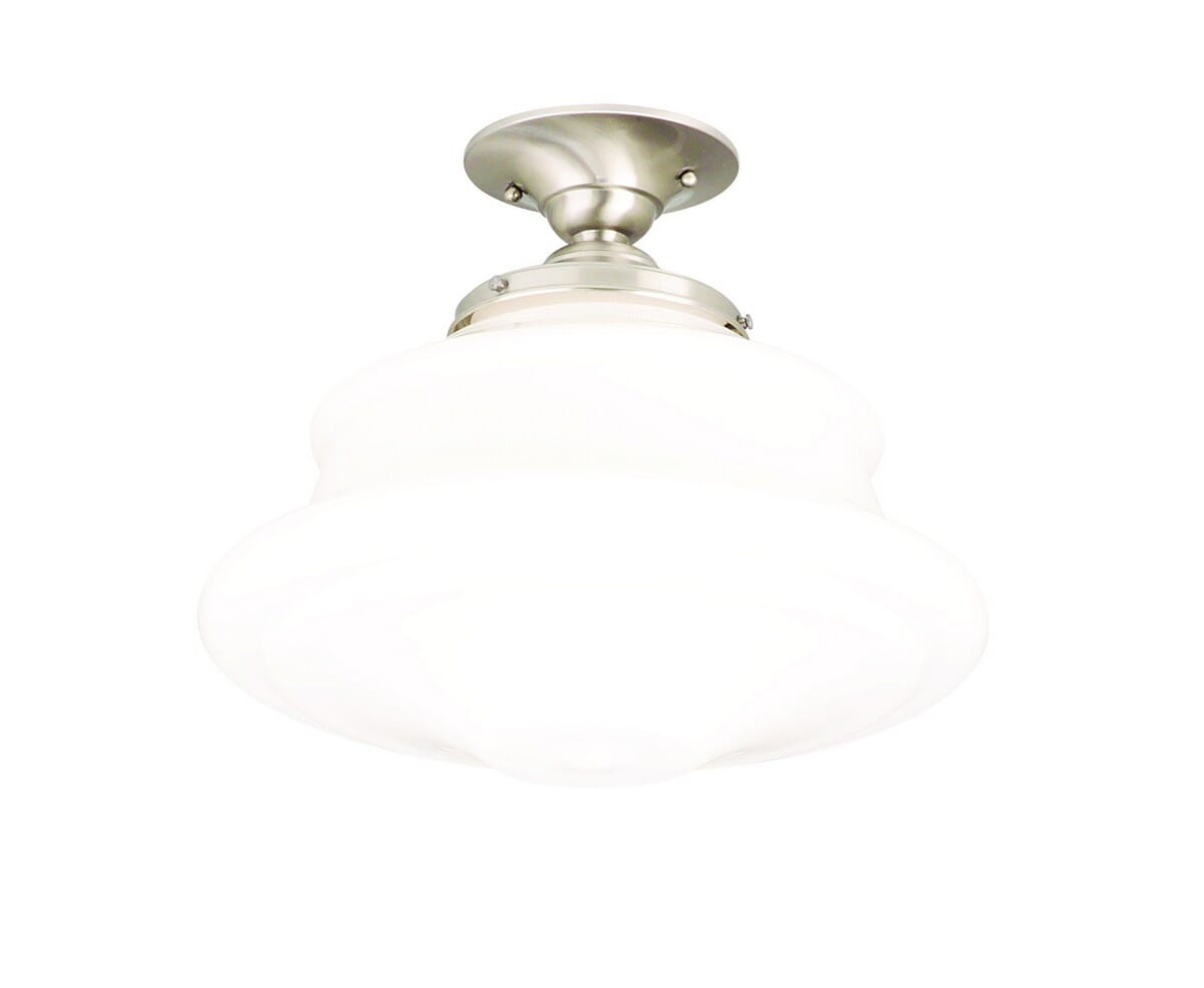 Hudson Valley Petersburg Ceiling Light in Satin Nickel