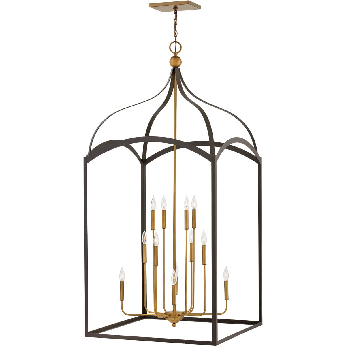 Hinkley Clarendon 12-Light Three Tier Foyer Light in Bronze