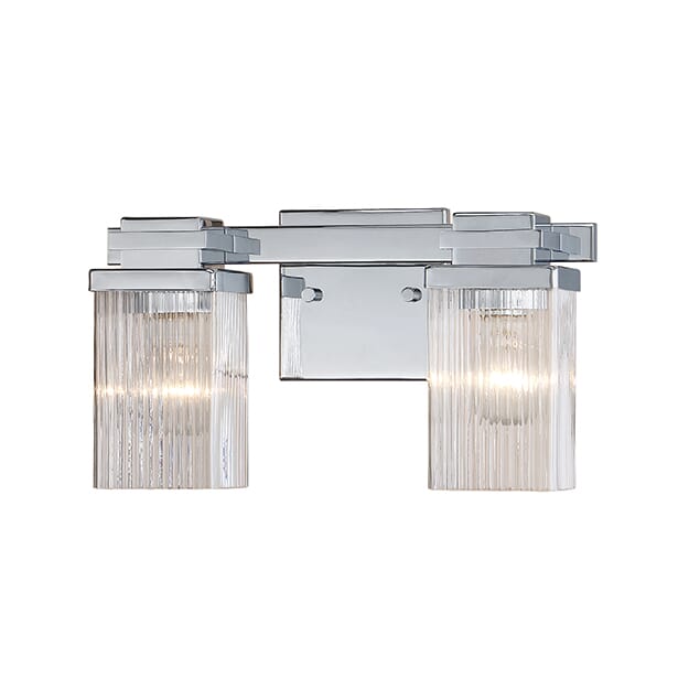 Millennium Lighting 300 Series 2-Light Bathroom Vanity Light in Chrome