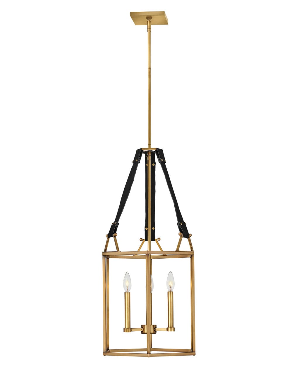 Hinkley Monroe by Lisa McDennon 3-Light Chandelier in Heritage Brass