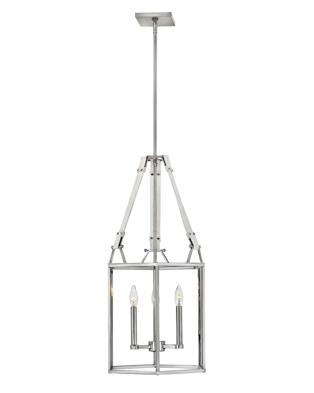 Hinkley Monroe by Lisa McDennon 3-Light Chandelier in Polished Nickel