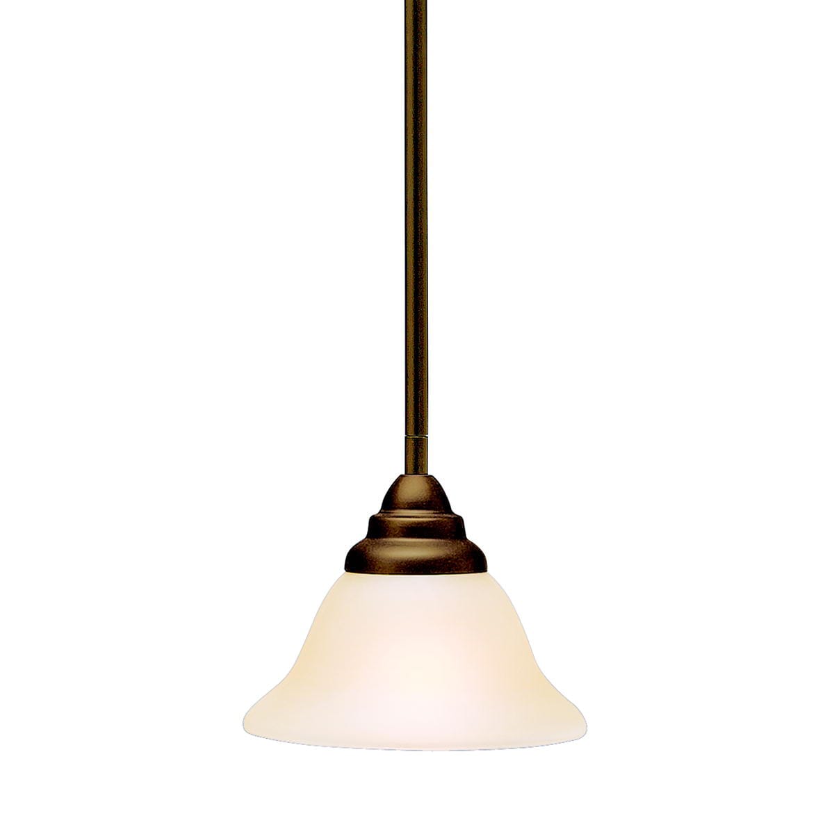 Kichler Telford 1-Light 7.25" Mini Pendant in Olde Bronze