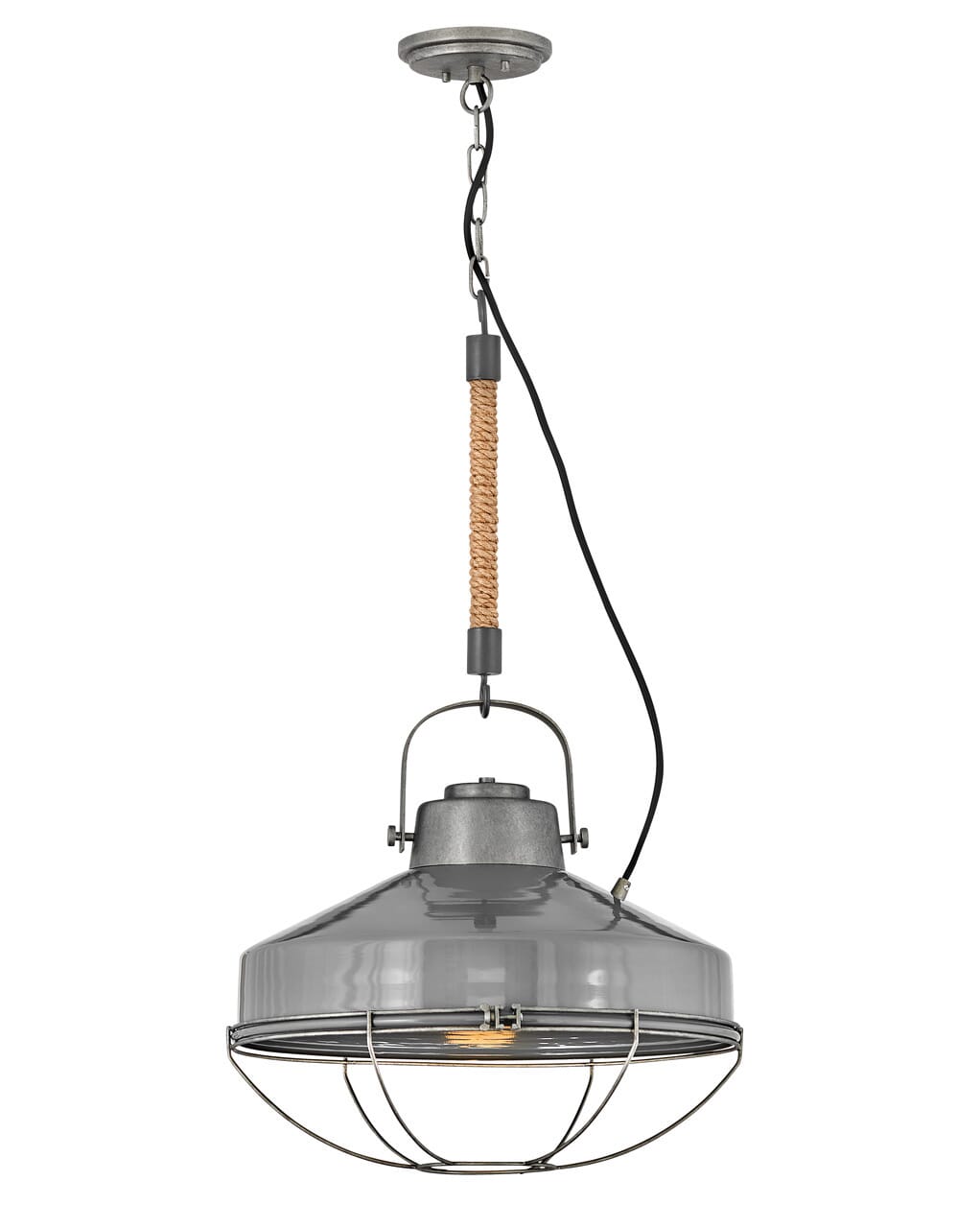 Hinkley Brooklyn Pendant Light in Rustic Pewter