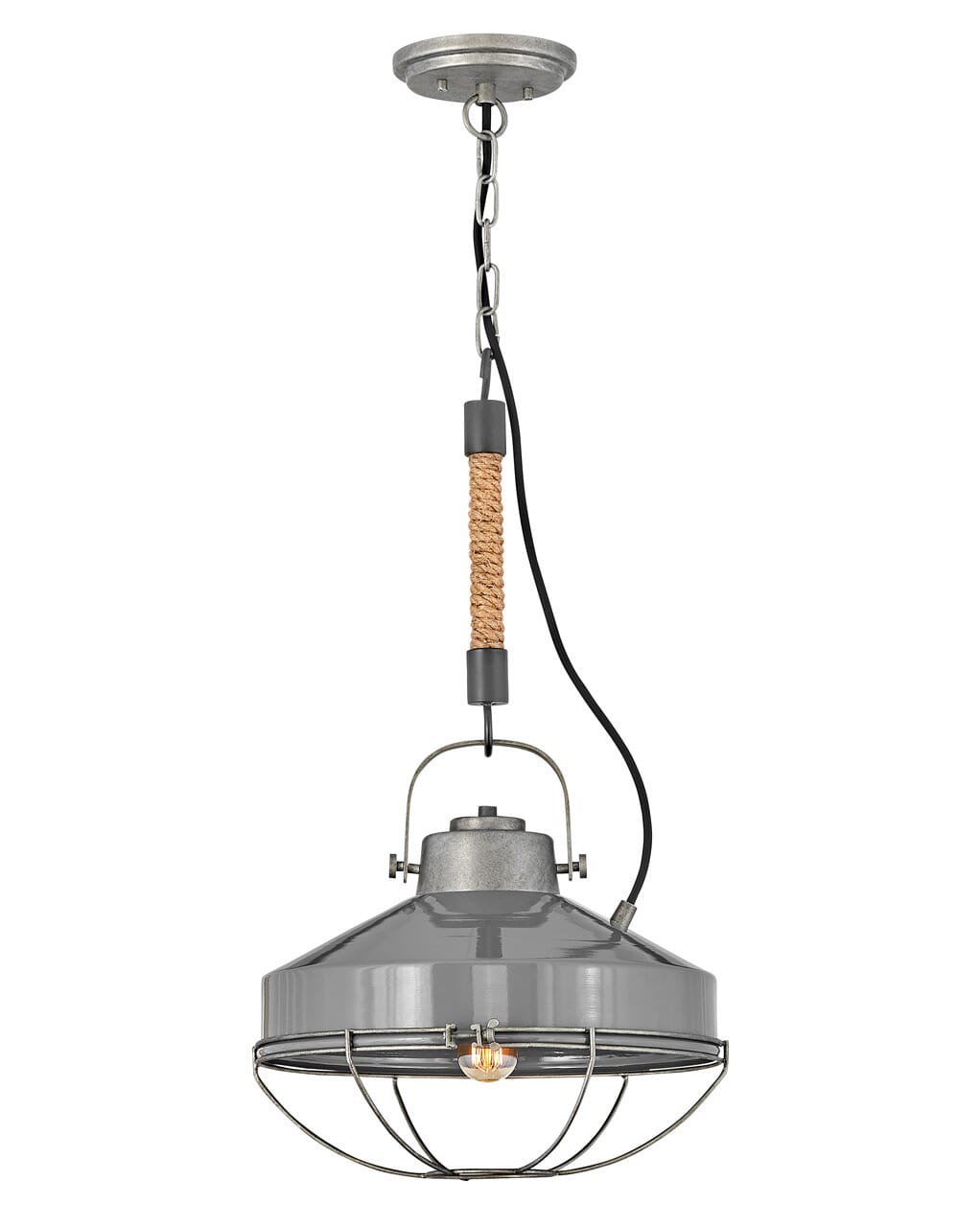 Hinkley Brooklyn 24" Pendant Light in Rustic Pewter