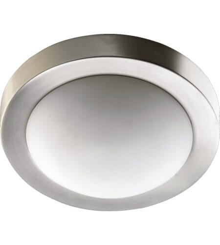 Quorum Quorum Home 2-Light 11" Ceiling Light in Satin Nickel