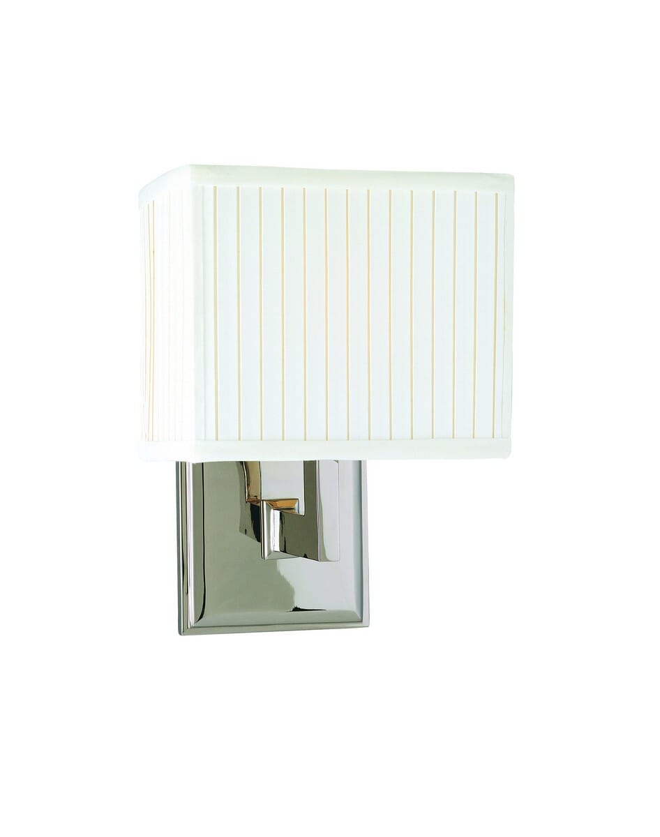 Hudson Valley Waverly 10" Wall Sconce in Polished Nickel