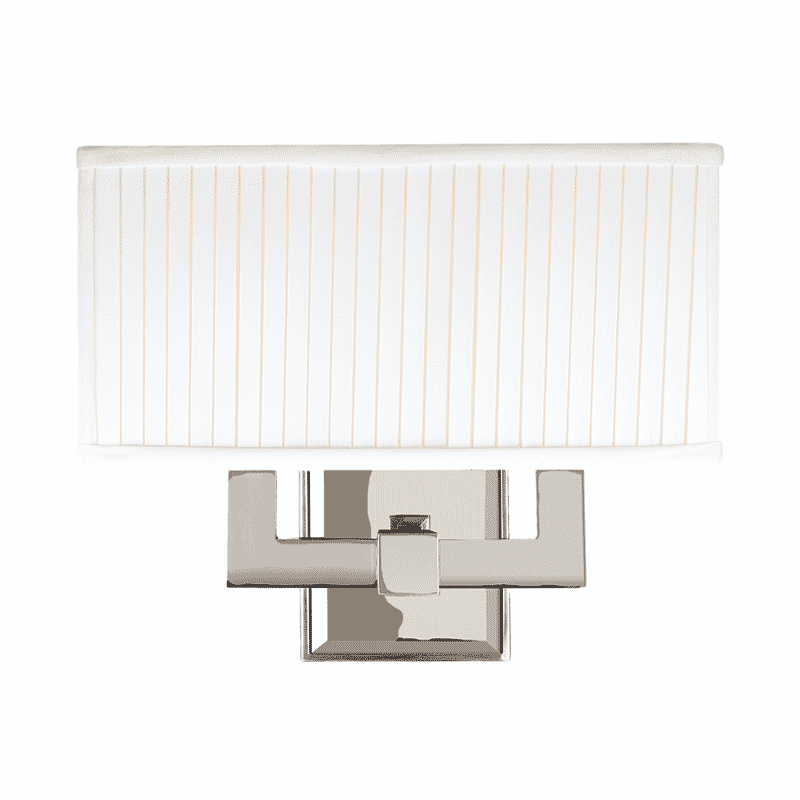 Hudson Valley Waverly 2-Light 11" Wall Sconce in Polished Nickel