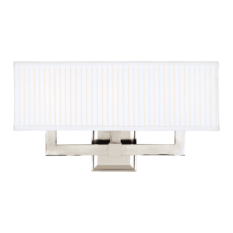 Hudson Valley Waverly 3-Light 11" Wall Sconce in Polished Nickel