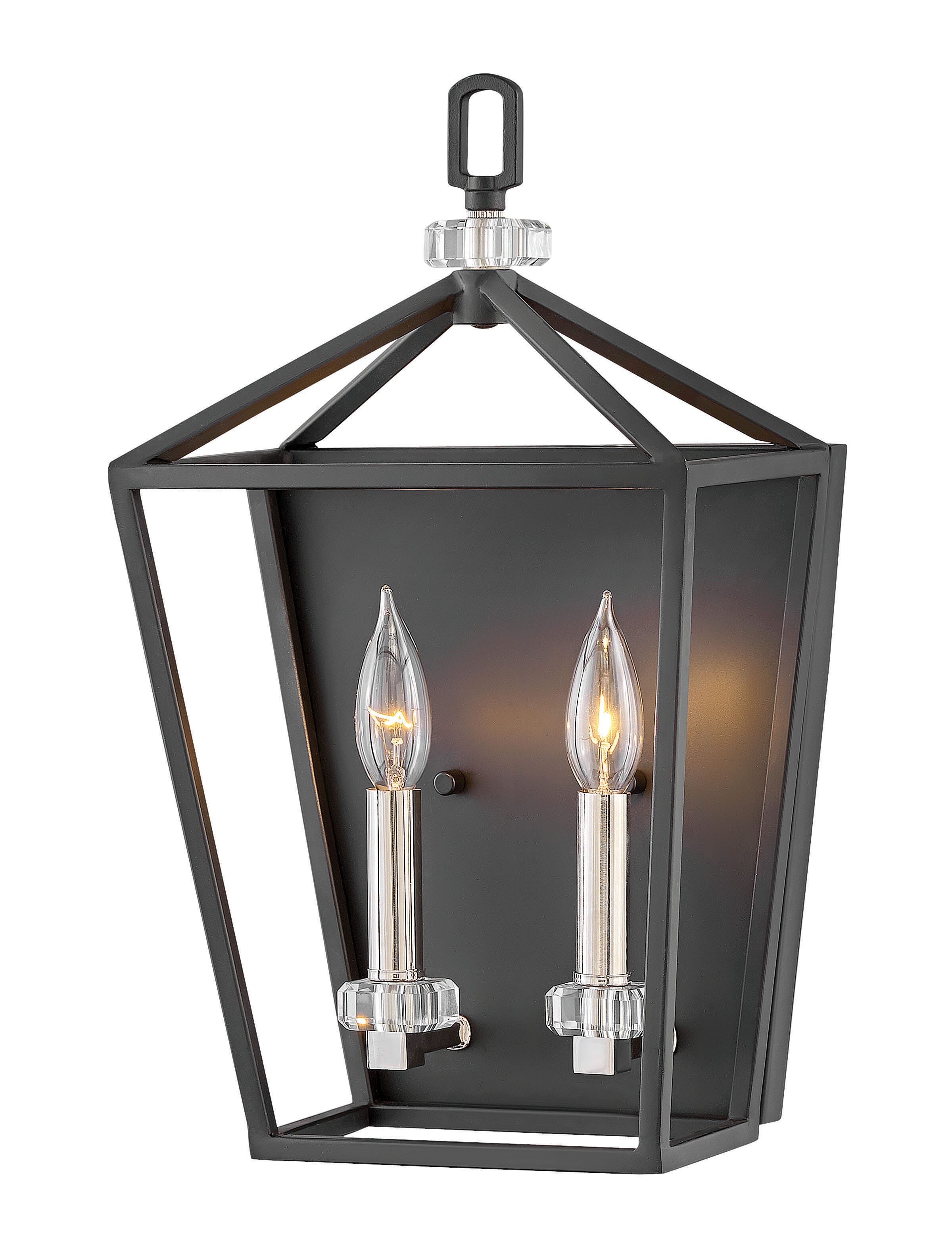 Hinkley Stinson 2-Light 17" Wall Sconce in Black