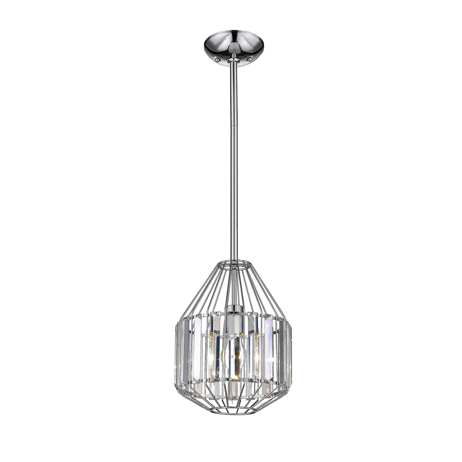 Millennium Lighting 1-Light 9" Pendant in Chrome