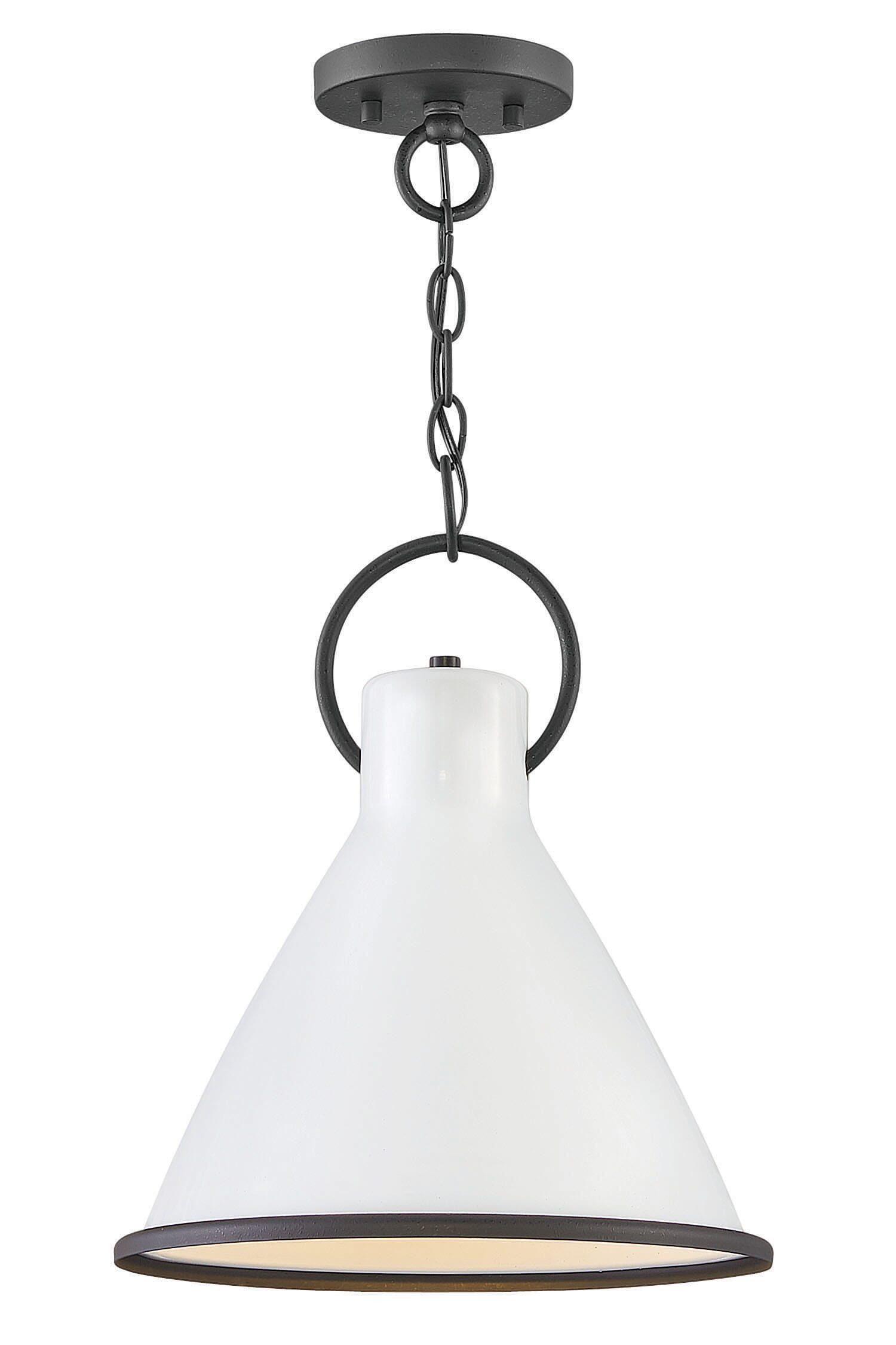 Hinkley Winnie 16" Pendant Light in Polished White