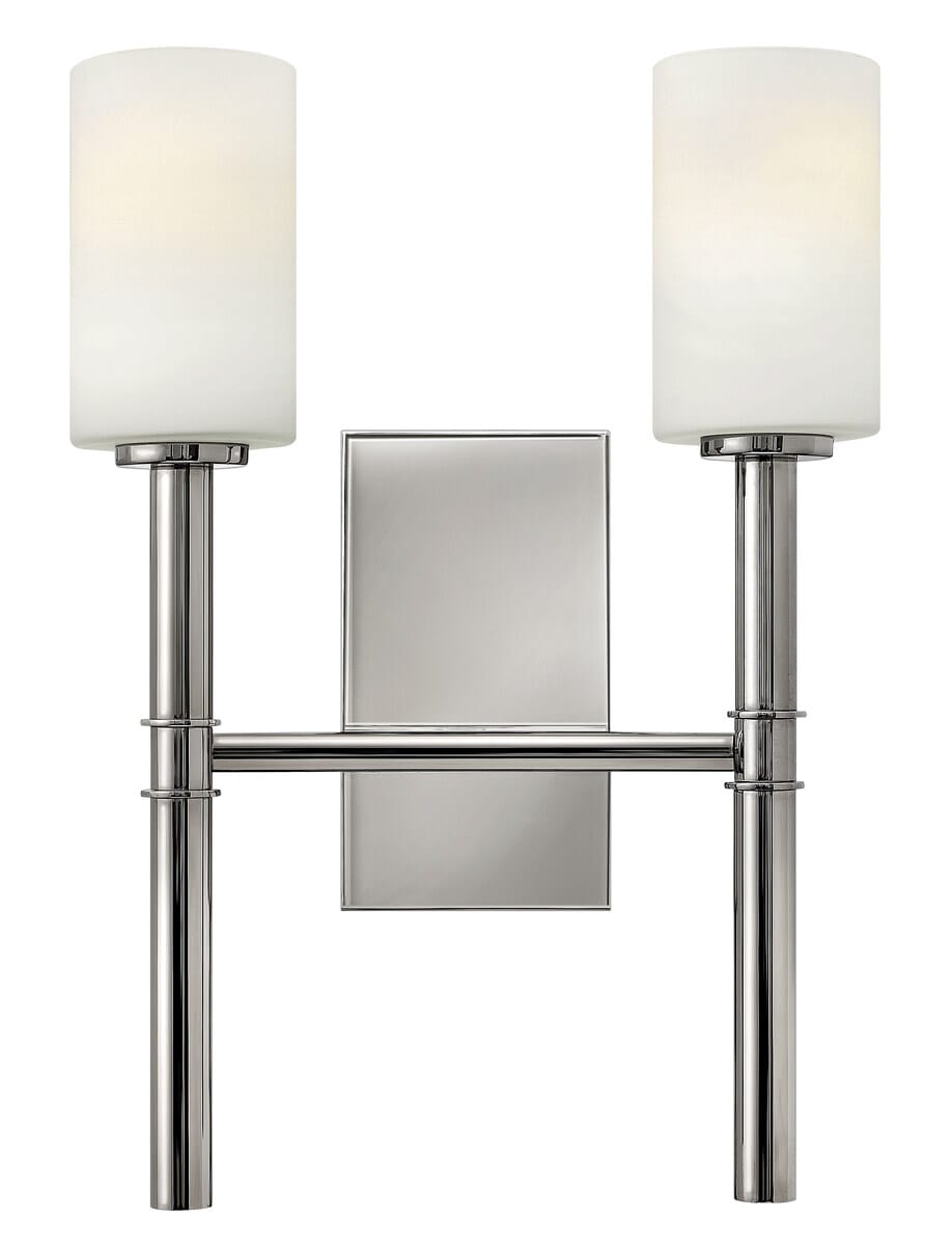 Hinkley Margeaux 2-Light Sconce in Polished Nickel